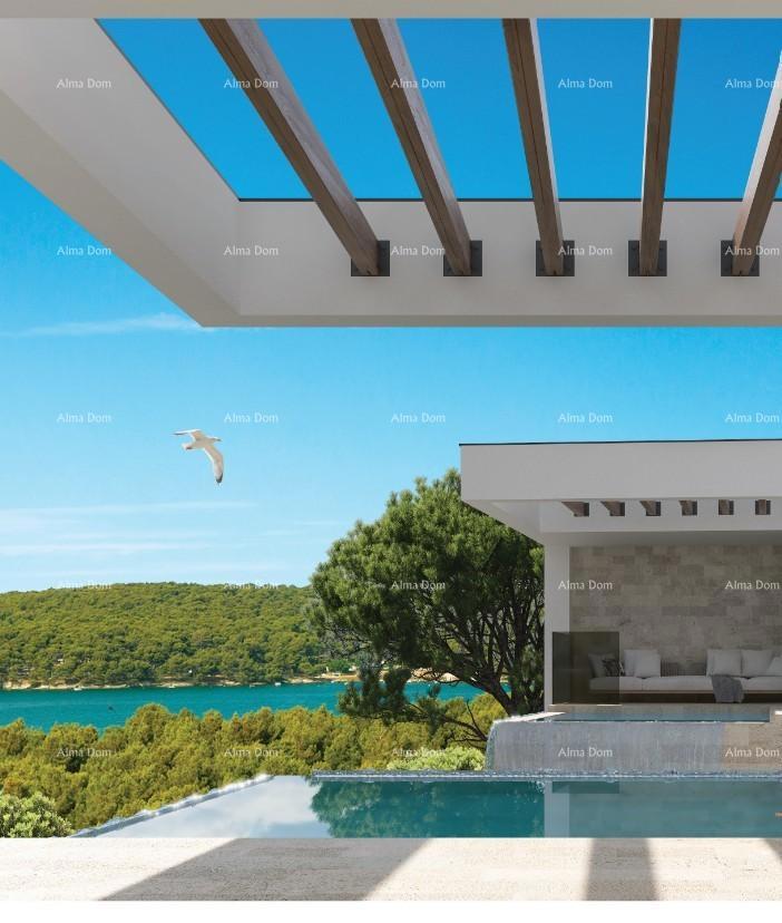 Dupleks lussuosa villa in stile mediterraneo con piscina e ascensore. Vista mare! Medulin!