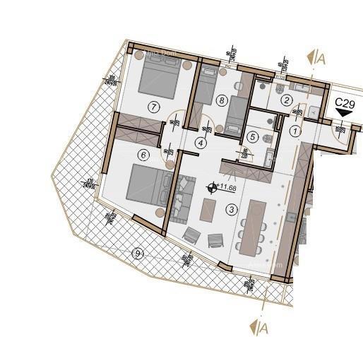 Vendita di appartamenti moderni in un edificio esclusivo con vista sulla Marina, Pola!
