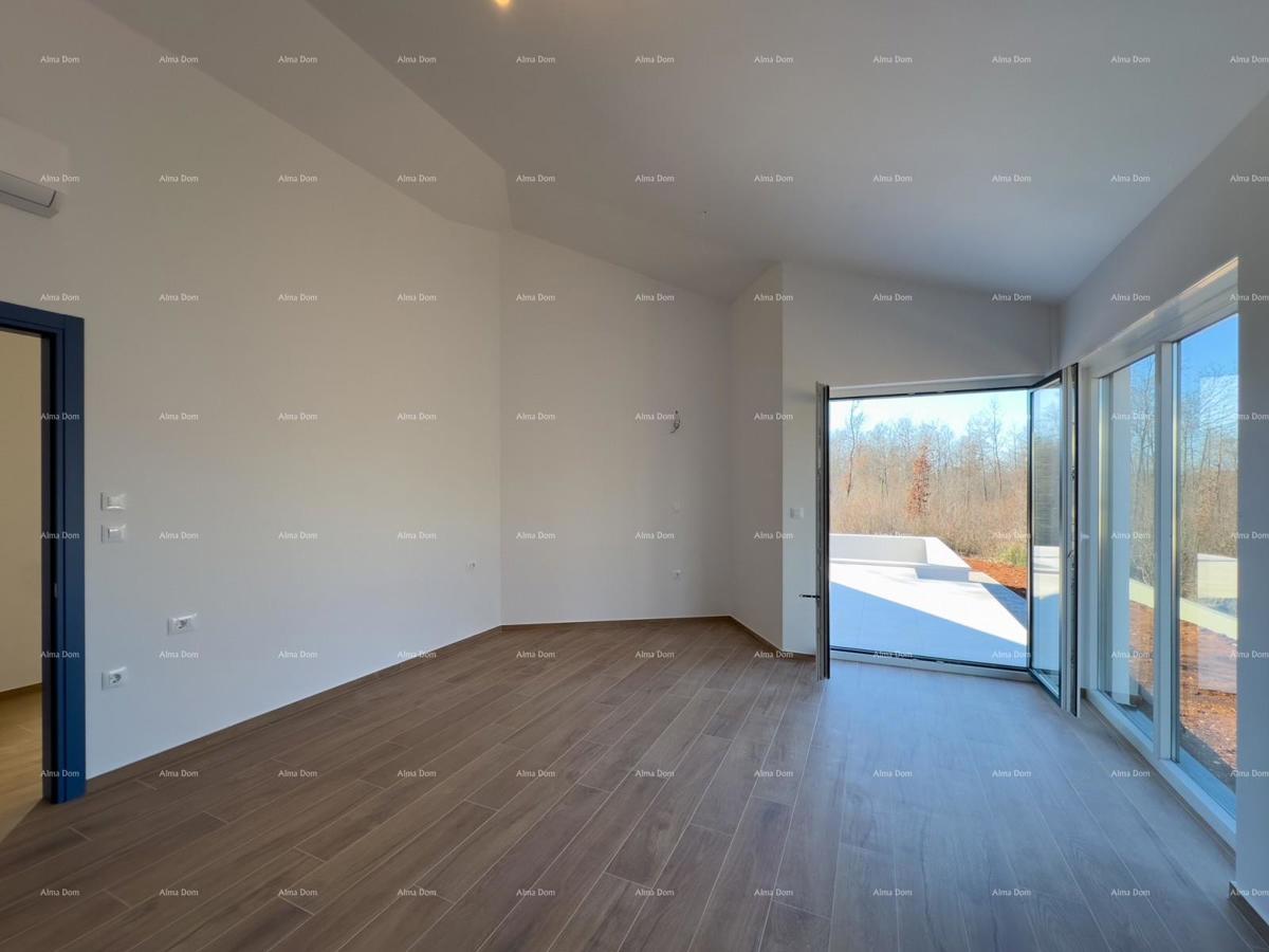 KOŽLJANI - Casa moderna con piscina. Vicino al bosco, a 15 minuti dal mare