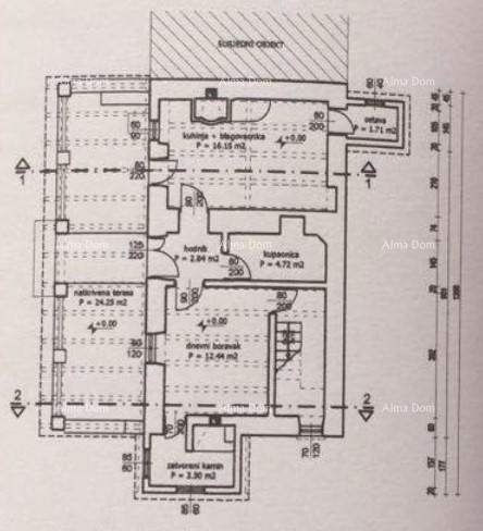 In vendita casa familiare in una zona tranquilla nei dintorni di Labin