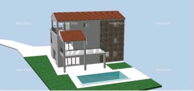 In vendita vecchia casa in pietra con terreno nel Barban, ideale per casa vacanze.