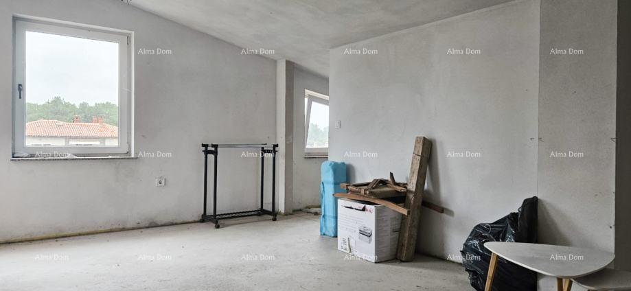 Pula – Busoler, Appartamento quadrilocale in fase di roh-bau, 88,61 m²