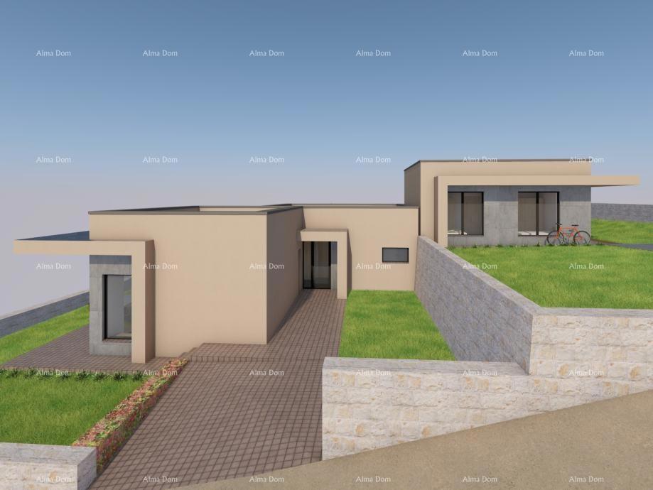 Parcela edificabile nei pressi di Tinjana! Permesso per costruire una casa duplex!