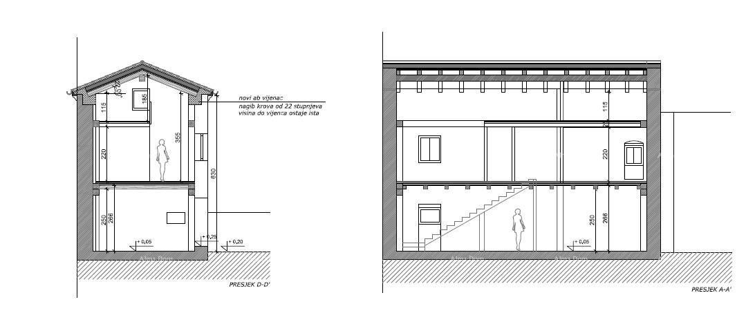 Vendita - Casa in pietra istriana con progetto e documentazione dedicata - vicinanza a Tinjan!