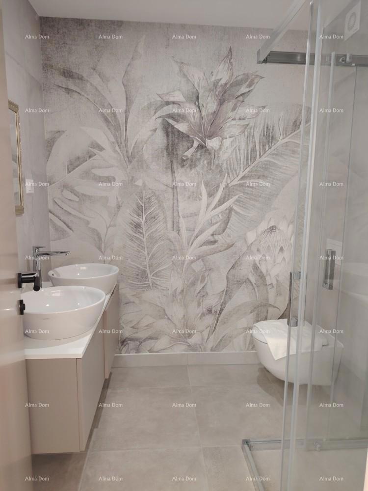 Eccellente appartamento trilocale con vista mare, arredato