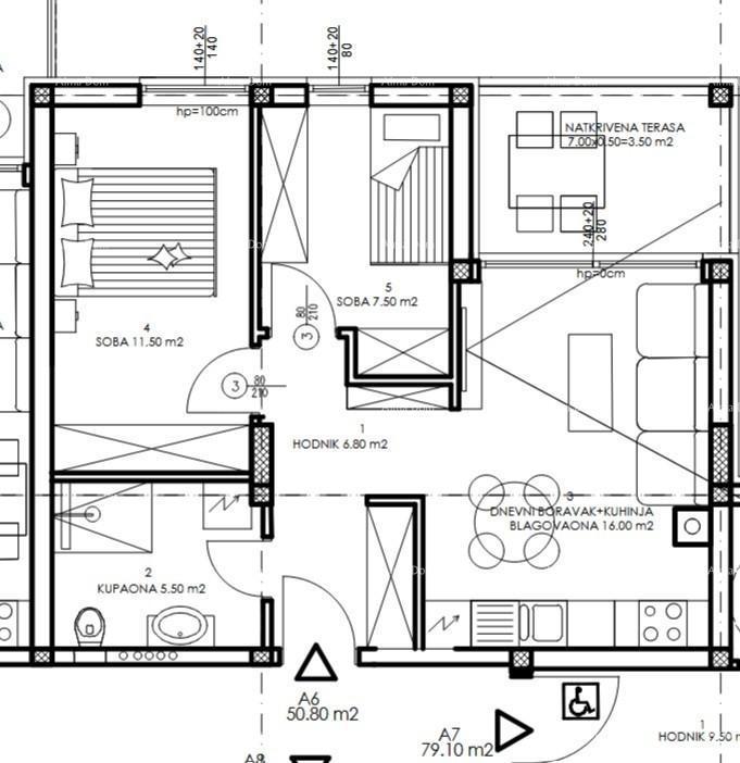 Nuovo progetto residenziale, vendita di un appartamento con due camere da letto - Pula!