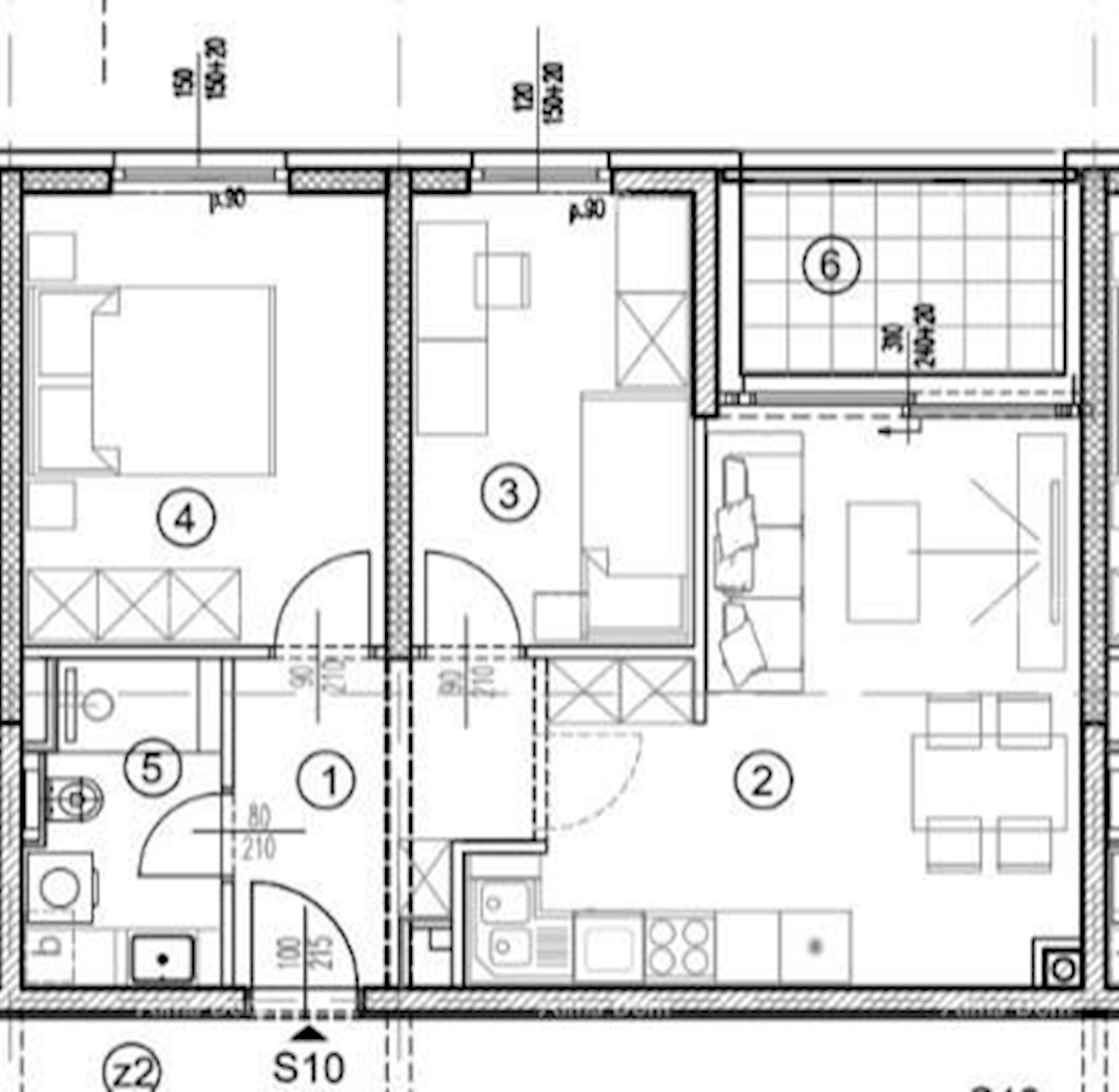 Appartamenti in vendita in un nuovo progetto residenziale in una posizione esclusiva, a 300 m dal mare, Pola, Veruda!