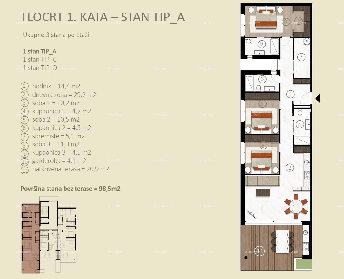 Appartamenti in vendita in un nuovo progetto residenziale in costruzione, Cittanova!