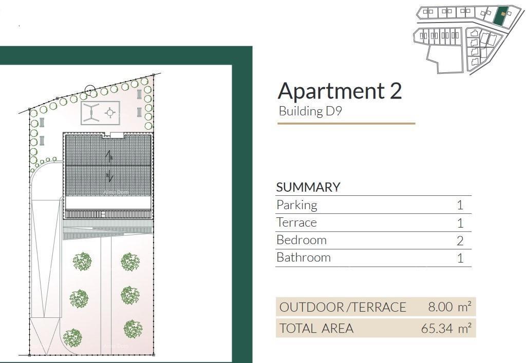 Vendita di appartamenti moderni, in una meravigliosa zona residenziale, Umago D9-A2