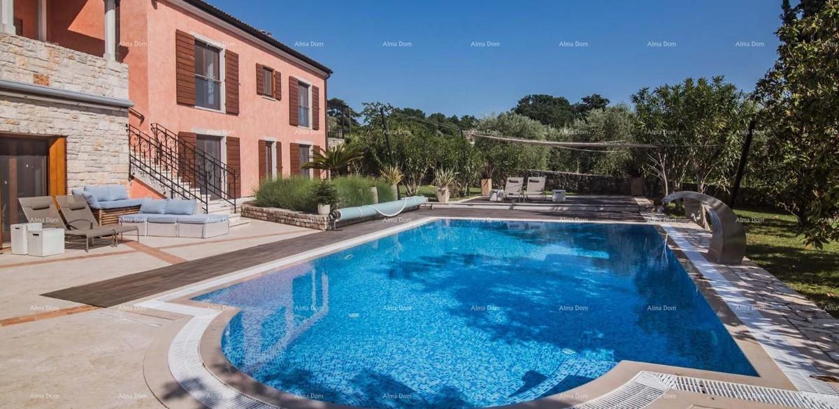 Lussuosa villa in pietra istriana con piscina in stile toscano, Rovigno!