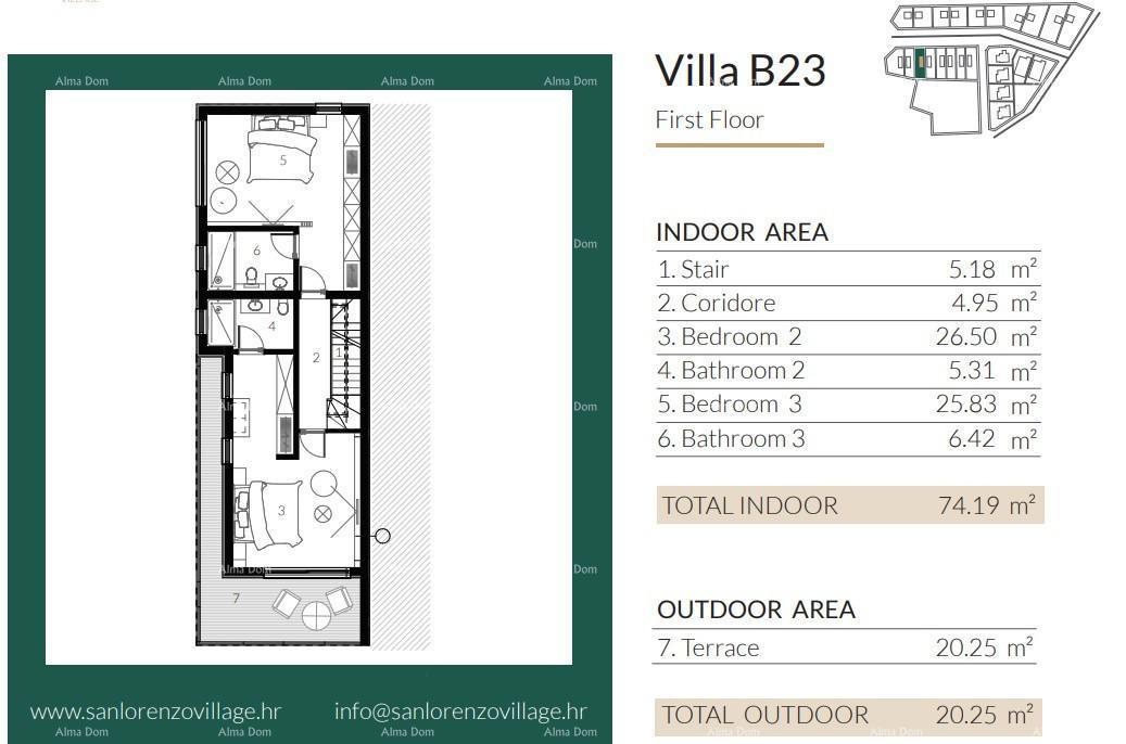 Vendita di ville moderne in una bellissima zona residenziale, Umago