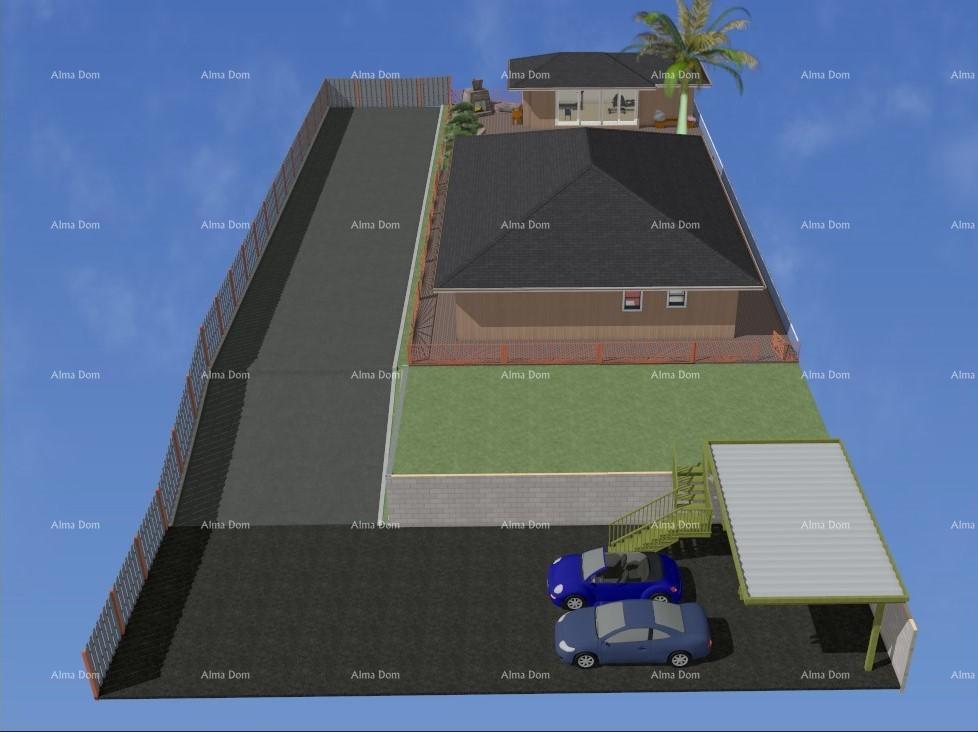 Vendita di terreno edificabile con progetto per la costruzione di una villa con piscina, nei dintorni di Barbana!