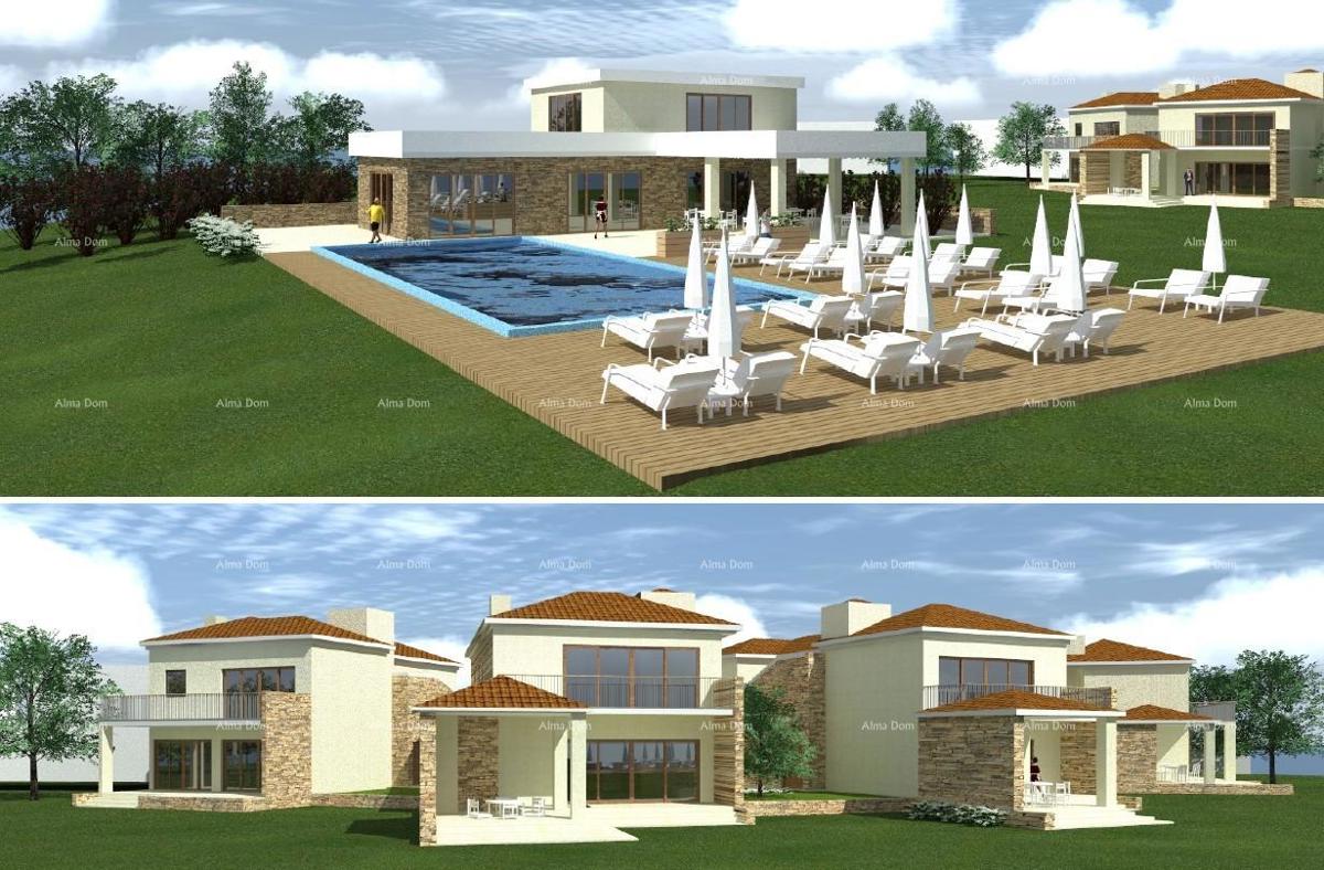 Rinnova la tua oasi a Oprtalj: case in pietra su un ampio terreno con potenziale