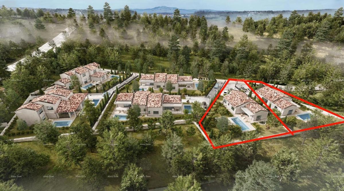 BARBAN - Terreno edificabile con progetto (casa con piscina), a 15 minuti dal mare