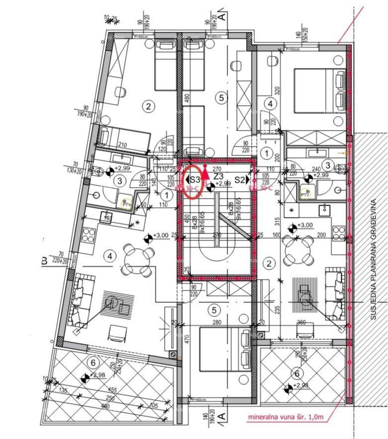 Vendita! Appartamento in nuova costruzione con cantina e due posti auto, Pula, Valdebek! S3