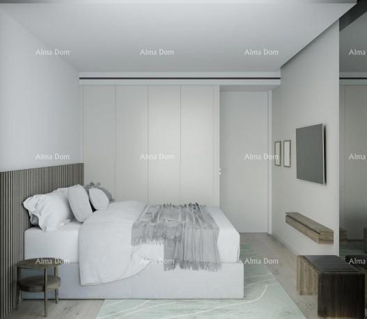 Umag, resort di lusso e bellezza! Vendita di appartamenti nel resort con piscina infinity condivisa sul tetto di 105m!