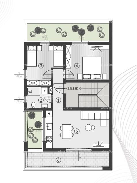 Vendita di appartamenti nel nuovo complesso residenziale, Štinjan! 13D