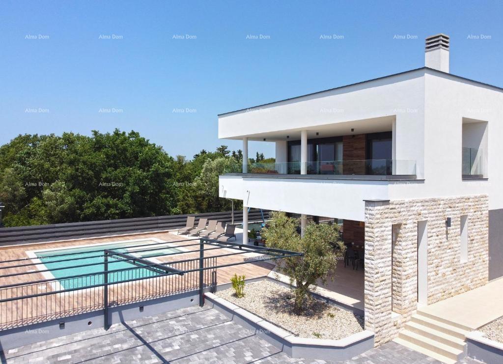Fažana - Peroj - Splendida Villa con piscina e vista mare vicino alla spiaggia