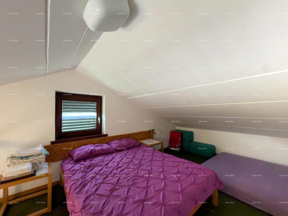 Appartamento con galleria e vista mare – Duga Uvala, 100 m dalla spiaggia