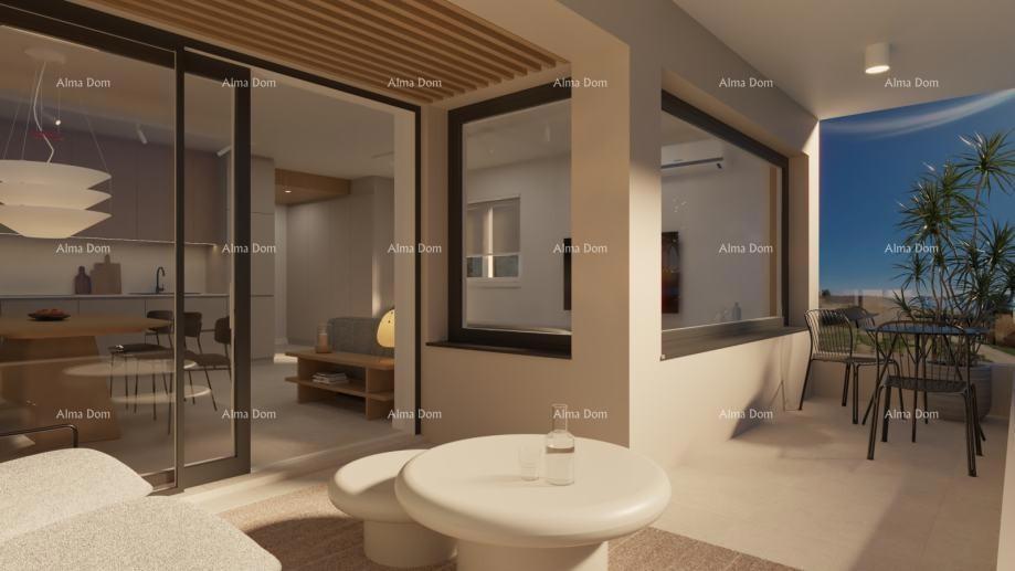 Medulin – Mukalba, PENTHOUSE 104,76 m², NUOVA COSTRUZIONE, PRIMO RIFRONTI MARE