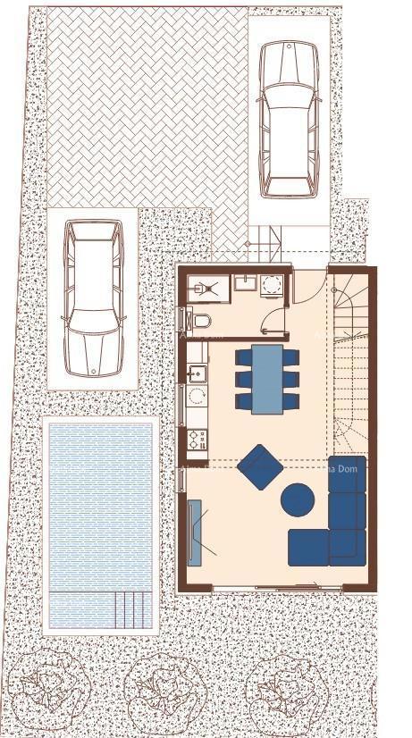 Vendita - Duplex villa in stile mediterraneo con piscina e vista mare, Medulin!