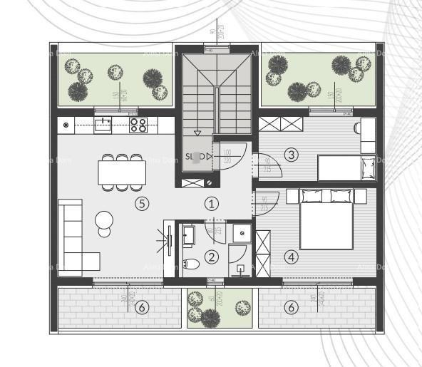 Vendita di appartamenti nel nuovo complesso residenziale, Štinjan! 11D