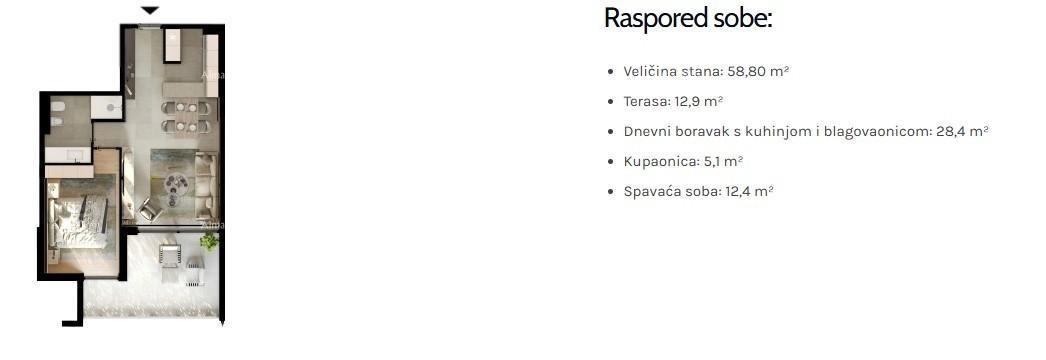 UMAG! Appartamento moderno in un complesso residenziale di alta qualità vicino al mare, S33