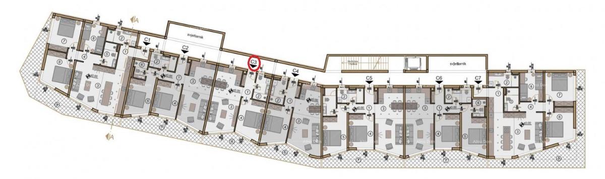 Lussuosi appartamenti con vista su Marina Veruda! C3