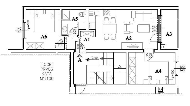 Vendita - Appartamento moderno in un nuovo complesso residenziale privato a Šijana, Pola! D-A
