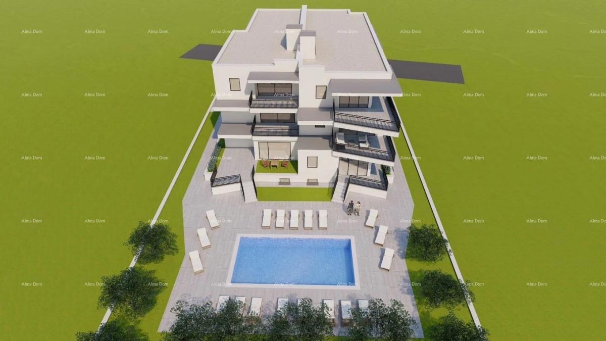 Umag! Lovrečica – nuova costruzione in ottima posizione.