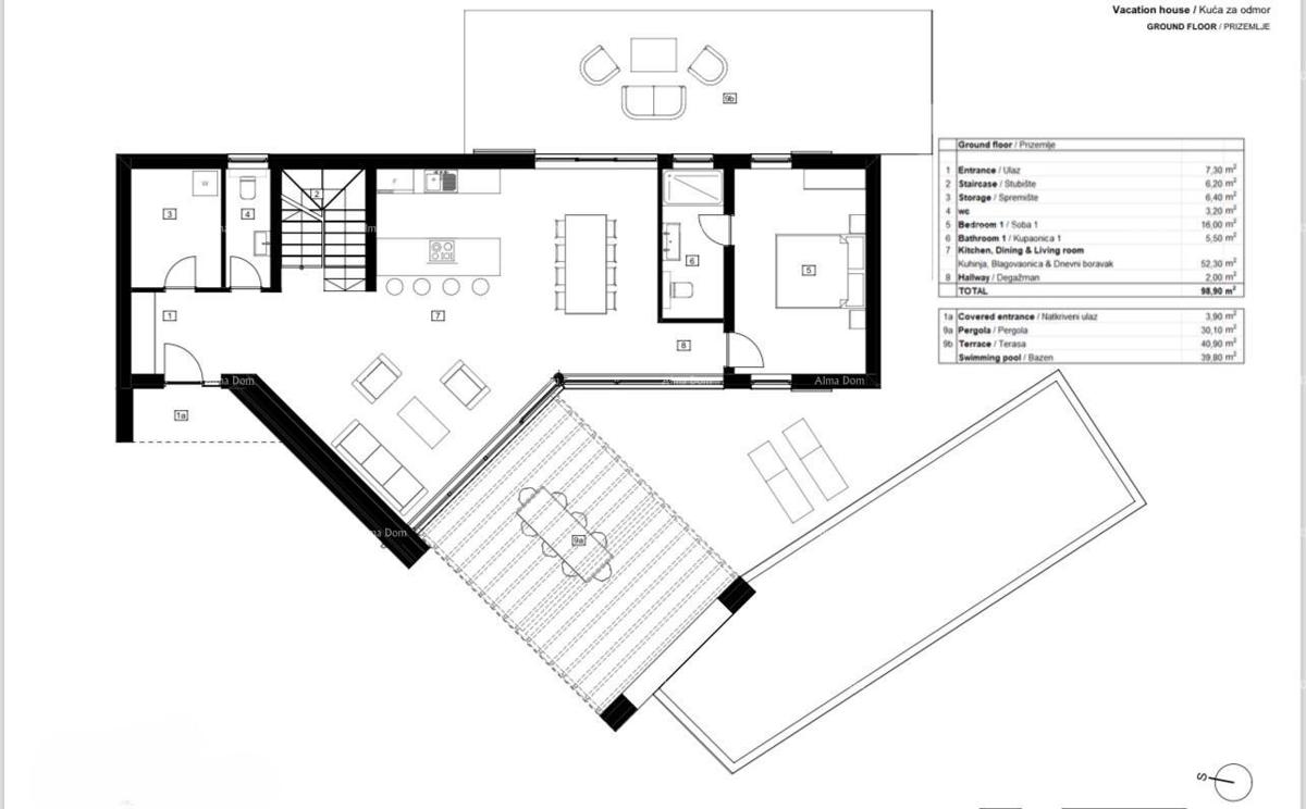 Prettissima villa con piscina, vicino a Vrsar!