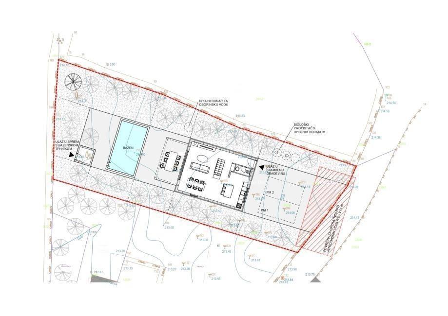 Vodnjan. Casa in costruzione con piscina e Svetvinčenat, terreno con permesso di costruzione!