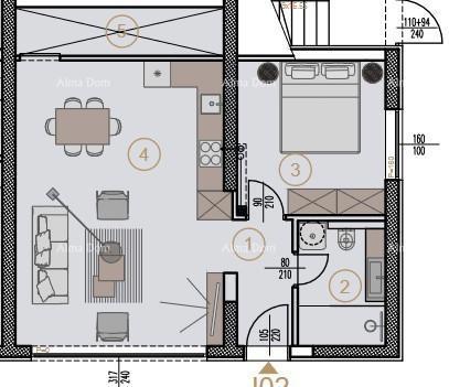 Appartamenti in vendita in un nuovo progetto commerciale e residenziale, Parenzo, J02-edificio J