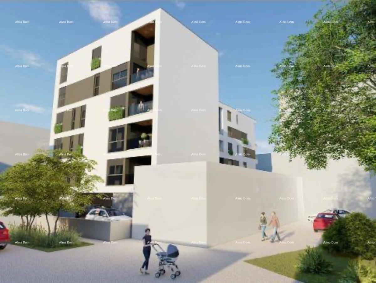 Vi presentiamo un appartamento in un nuovo edificio residenziale, situato nelle immediate vicinanze dell'edificio di Croatia Osiguranje. Questo appartamento offre la combinazione perfetta di design moderno, comfort e funzionalità.