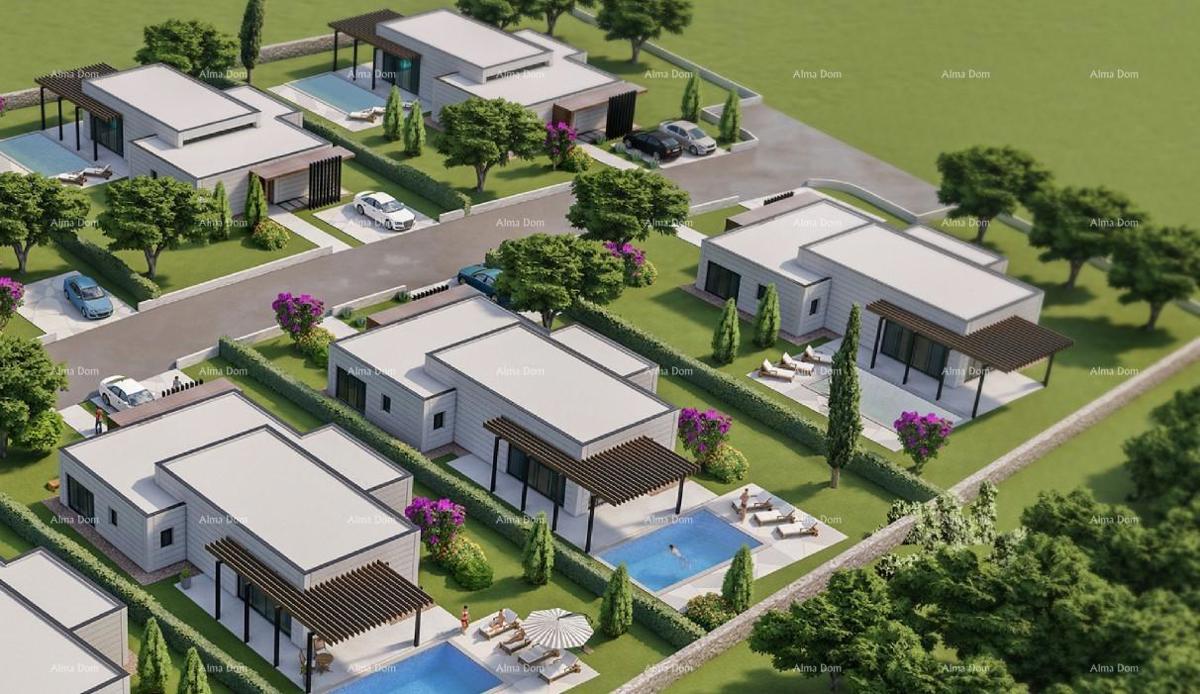 Ville di lusso in vendita, design moderno con piscine, dintorni di Dignano! VA
