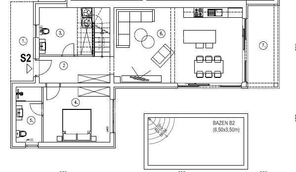 Moderna villa duplex con piscina in vendita, Kožljani, Barban!