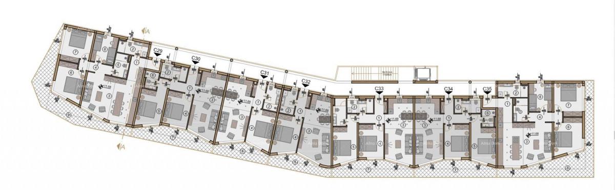Vendita di appartamenti moderni in un edificio esclusivo con vista sulla Marina, Pola!
