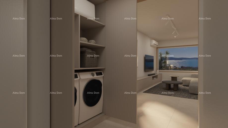 Medulin – Mukalba, PENTHOUSE 104,76 m², NUOVA COSTRUZIONE, PRIMO RIFRONTI MARE