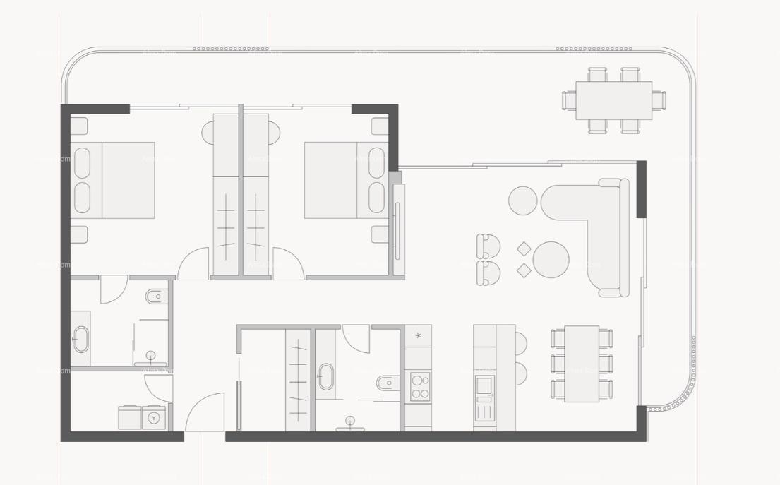 ROVIGNO - appartamento in vendita in un residence di lusso sul mare / S11