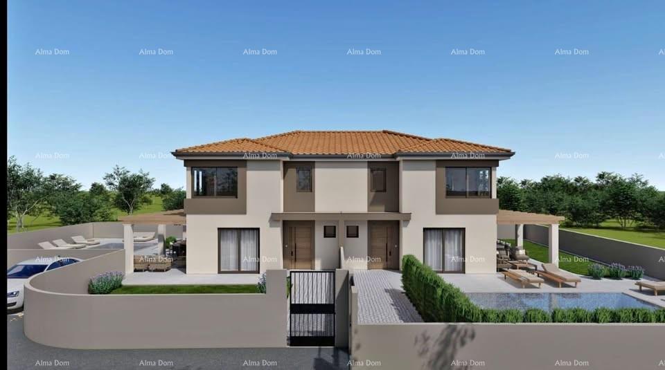 Due ville moderne con piscina e sauna in costruzione - Istria