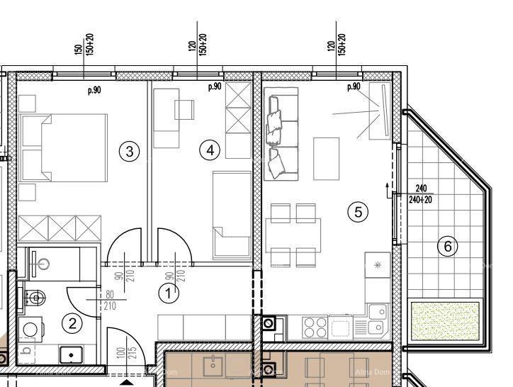 STOJA. Appartamenti in vendita in un nuovo progetto residenziale in una posizione esclusiva, a 300 m dal mare, Pola,