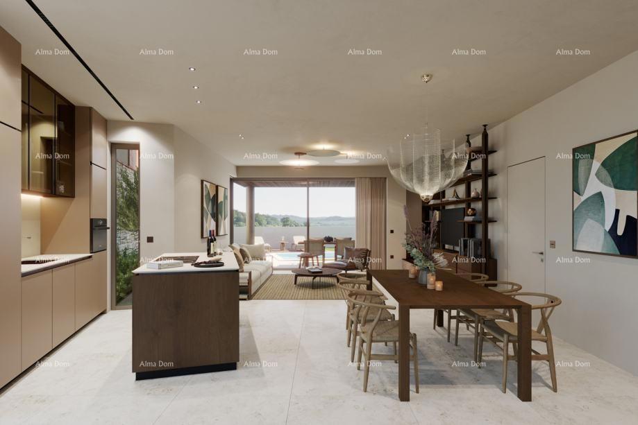 Bale. Moderna casa a schiera con piscina, 148,56 m²