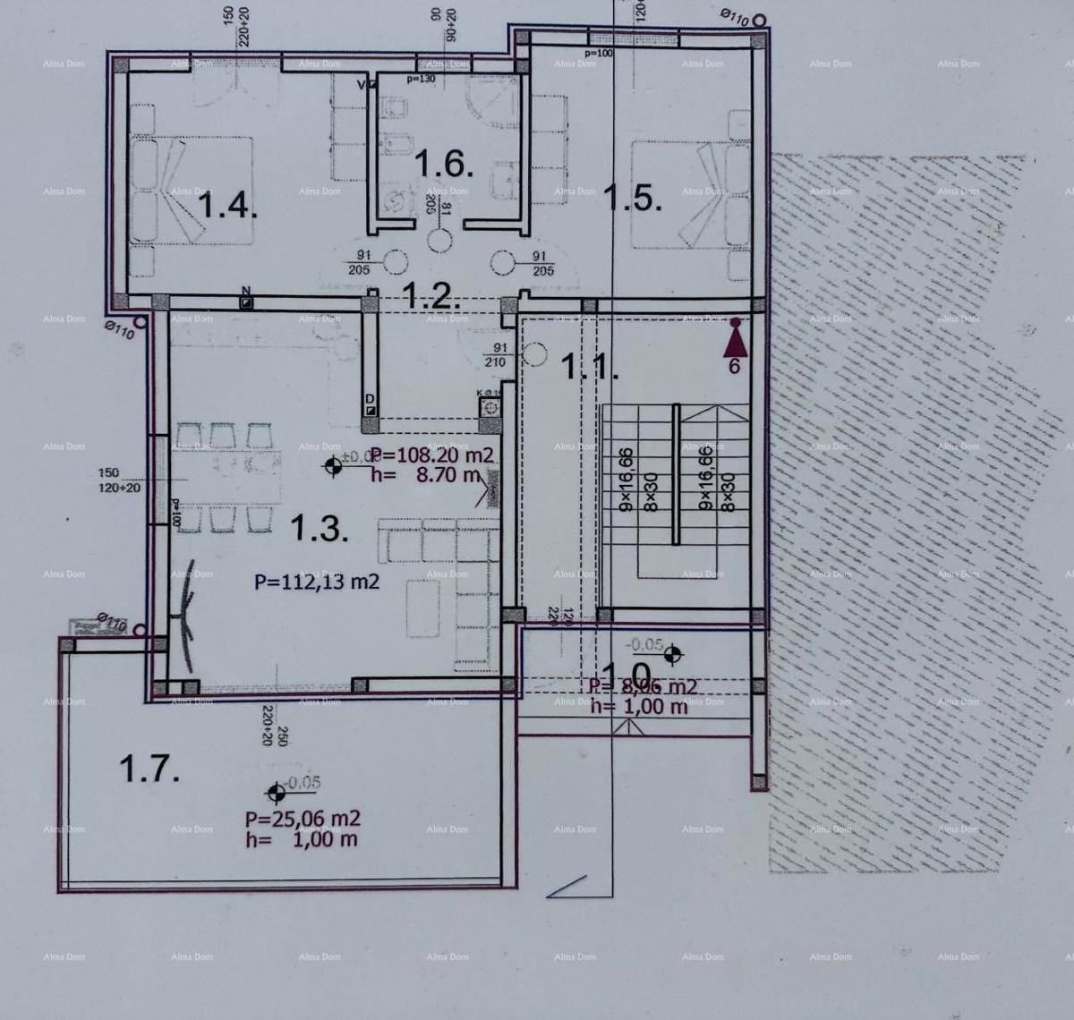 Vendita di appartamenti nel nuovo edificio con posto auto - 500 m dal mare - Barbariga!