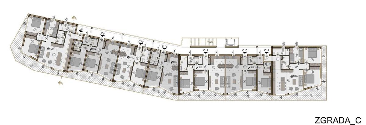Vendita di moderni appartamenti in un edificio esclusivo con vista sulla marina, Pola!