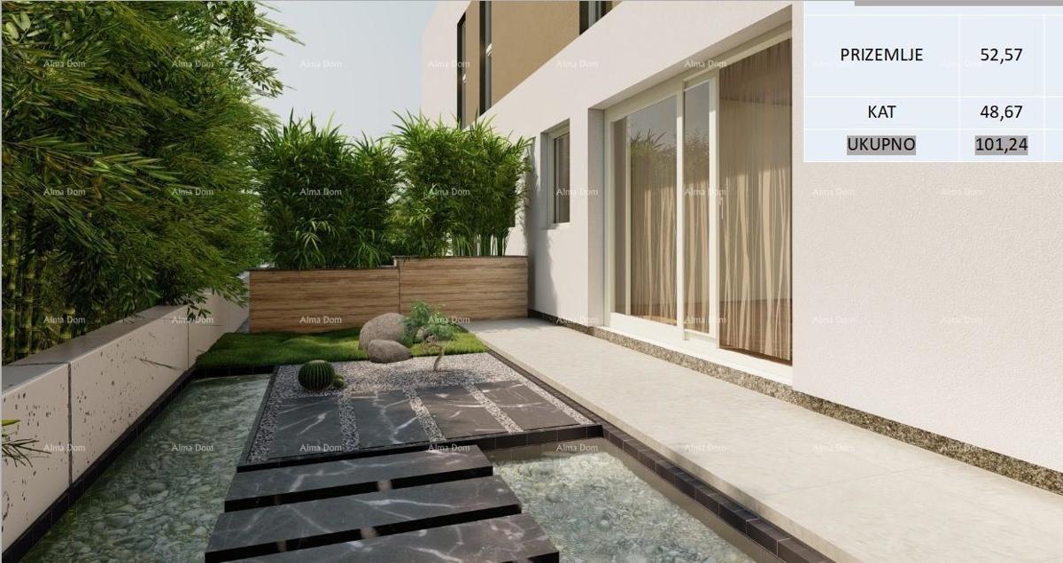 PARENZO - Moderna casa bifamiliare con giardino privato (Casa B)