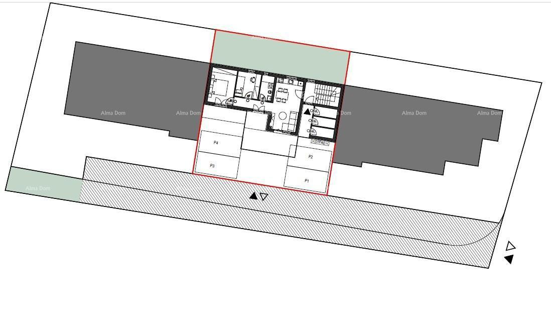 Vendita di appartamenti in costruzione - nuovo complesso residenziale, Pola! Appartamento A Zg A2