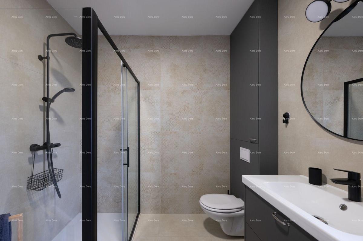 Vendita di una casa di nuova costruzione, arredata modernamente, con piscina, a Rakalj!