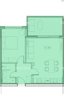 UMAG – Nuova costruzione! Appartamento in un moderno complesso residenziale con due posti auto, S 2-25