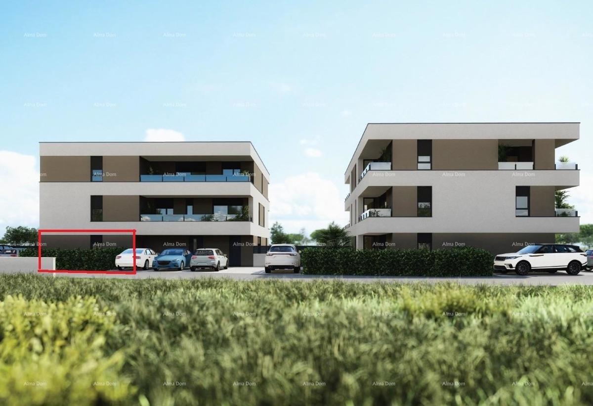 POLA, Valdebek - Appartamento al piano terra in vendita con giardino / D1