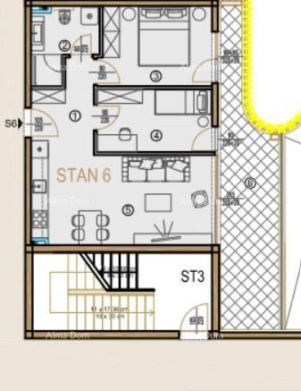 Vendita - moderno appartamento con due camere da letto in ottima posizione, Poreč!! S6